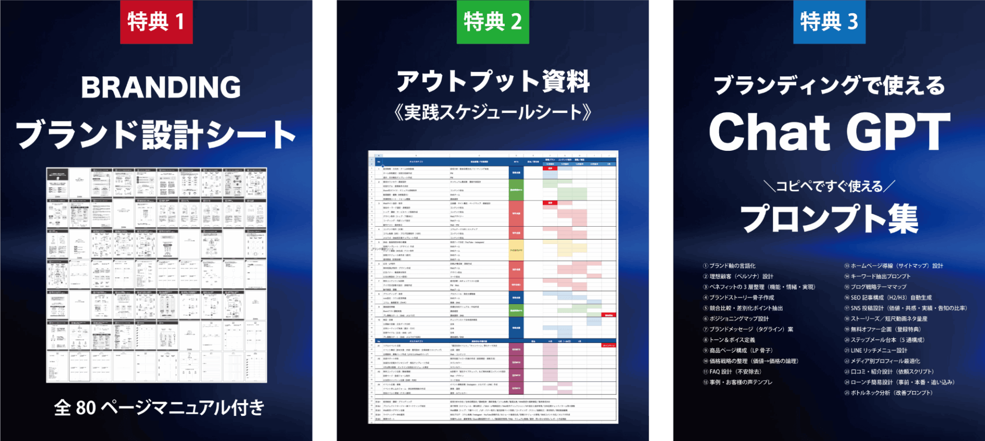 登録特典
